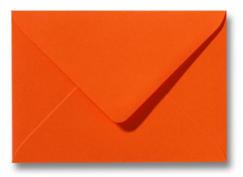 korting universiteitsstudent Kloppen Envelop Donker oranje 12x18 cm