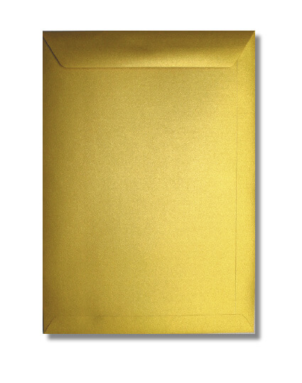 buurman Trend Schipbreuk EnveloppenZaak - A4 envelop Metallic Goud 22×31,2 cm