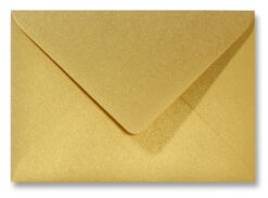 A5 envelop Metallic Goud 15,6×22 cm
