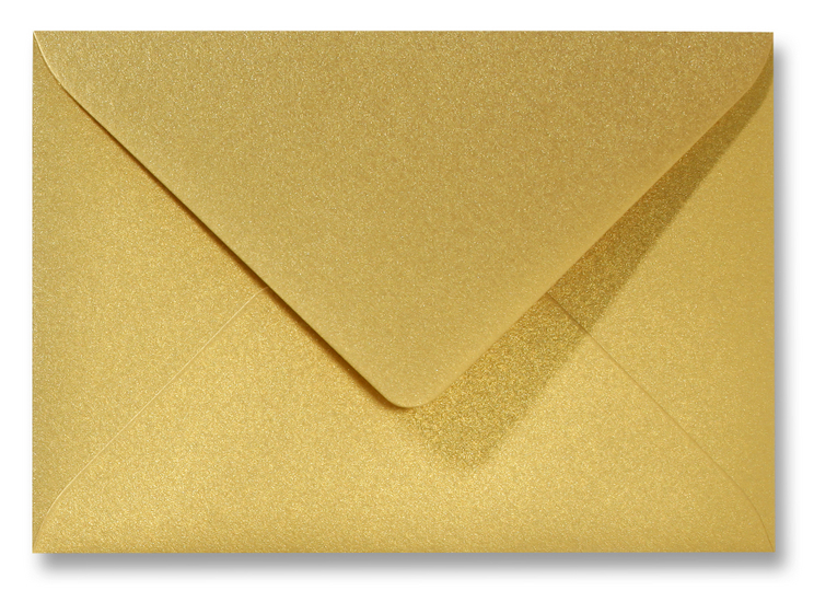 PapoeaNieuwGuinea Ontdekking strijd A5 envelop Metallic Goud 15,6×22 cm - Enveloppenzaak