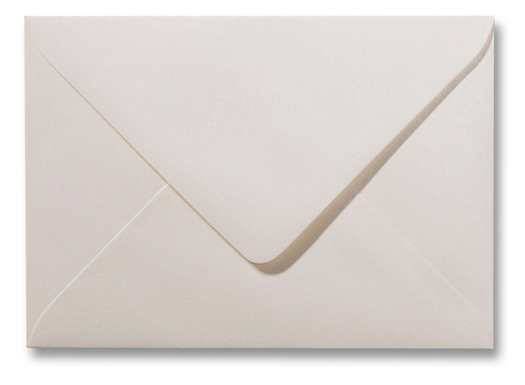 Normaal Purper Kust A5 envelop Metallic Ivory 15,6×22 cm - Enveloppenzaak