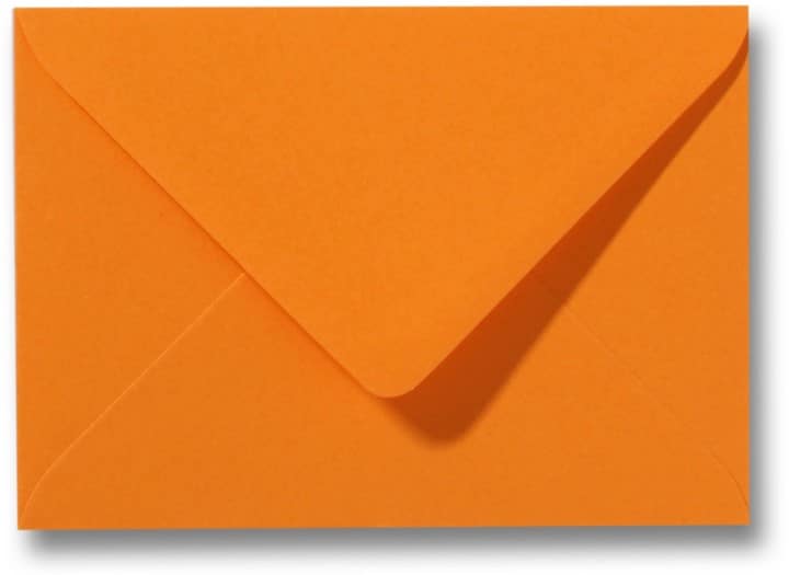 Envelop Fel Oranje 13x18 cm